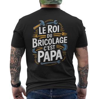 Humour Papa Bricoleur Roi Bricolage Fête Des Pères T-shirt imprimé au dos - Cadeauxyz