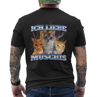 Ich Liebe Muschis T-Shirt mit Rückendruck - Seseable