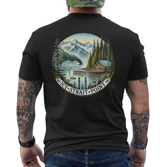 Icy Straight Point Alaska Men's T-shirt Back Print - Monsterry