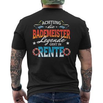 Il Bagnino La Leggendaa In Pensione Bagnino T-shirt da uomo con stampa posteriore - Novitaregali
