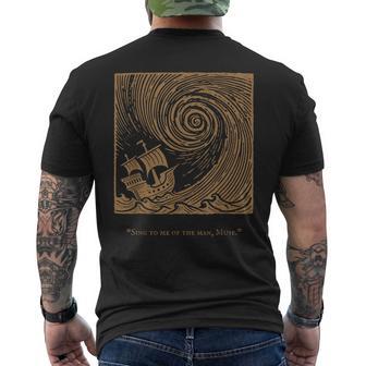 Iliad Odyssey Homer Ancient Greek History Book Odyssey Men's T-shirt Back Print | Seseable UK