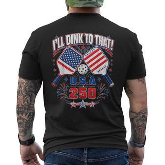 I'll Dink To That Men's T-shirt Back Print - Thegiftio UK
