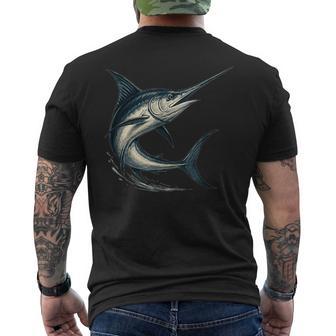 Impresionante Disfraz De Pez Espada Para Los Amantes De La Pesca Y El Marlin Camiseta Hombre Estampado Espalda - Regaloses