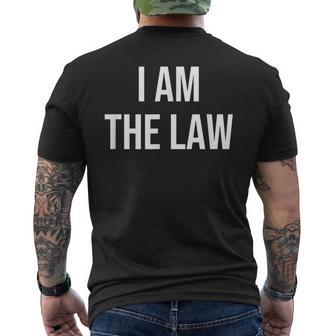 Ioono La Legge T-shirt da uomo con stampa posteriore - Novitaregali