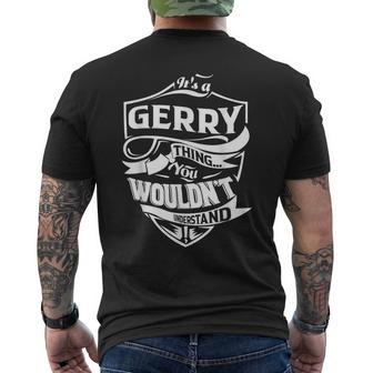 It's A Gerry Thing ギフト メンズTシャツ バックプリント - Kawaiitshirt