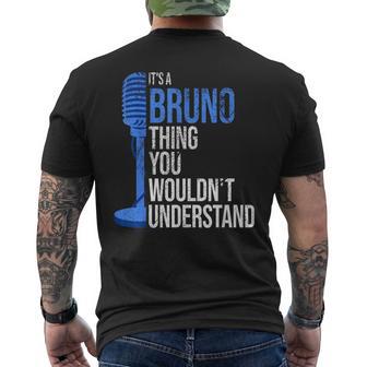 It's A Bruno Thing You Wouldn't Understand Bruno Men's T-shirt Back Print - Thegiftio UK