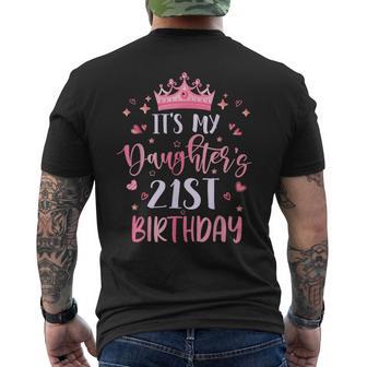 It's My Daughter's 21St Birthday Pink Happy 21 Years Old Men's T-shirt Back Print - Monsterry