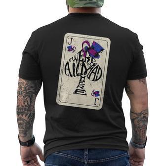 Jack Ofpades -Iamo Tutti Matti Qui T-shirt da uomo con stampa posteriore - Novitaregali