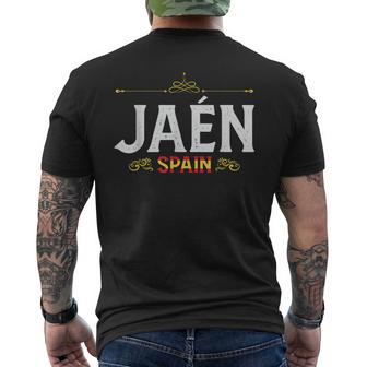 Jaén España Jaén Recuerdos De Jaén Camiseta Hombre Estampado Espalda - Regaloses