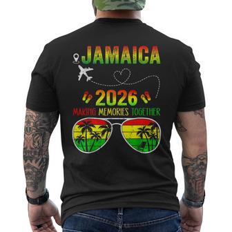 Jamaica Family Reunion 2026 Making Memories Vacation Summer Men's T-shirt Back Print - Thegiftio UK