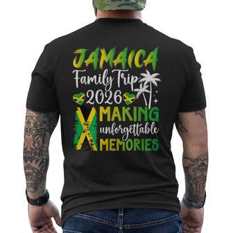 Jamaica Family Trip 2026 Making Memories Jamaica Vacation Men's T-shirt Back Print - Thegiftio