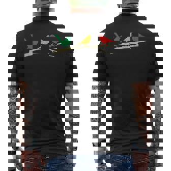 Jamaica Reggae Birds Rasta Colors Nature Souvenir Men's T-shirt Back Print | Seseable UK