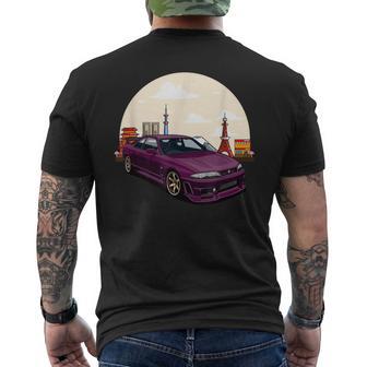 Jdm スカイライン R33 カーチューニングジャパン 東京ドリフト メンズTシャツ バックプリント - Kawaiitshirt