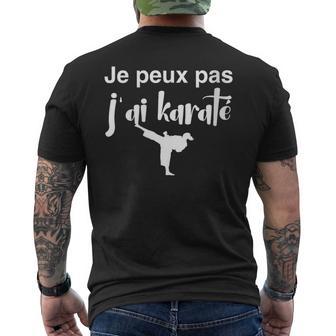 Je Peux Pas J'ai Karate T-shirt imprimé au dos - Cadeauxyz