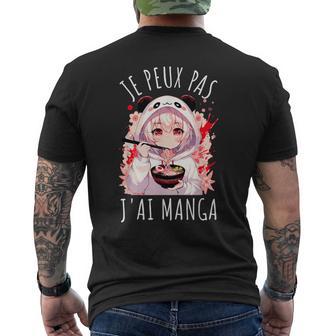 Je Peux Pas J'ai Manga Otaku Anime Japonais Cadeau Humour T-shirt imprimé au dos - Cadeauxyz