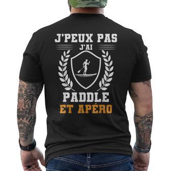 Je Peux Pas J'ai Paddle Et Apéro Humour T-shirt imprimé au dos - Cadeauxyz