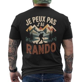 Je Peux Pas J'ai Rando Montagne T-shirt imprimé au dos - Cadeauxyz