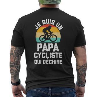 Jeuis Un Papa Cycliste Qui Déchire Leélo T-shirt imprimé au dos - Cadeauxyz