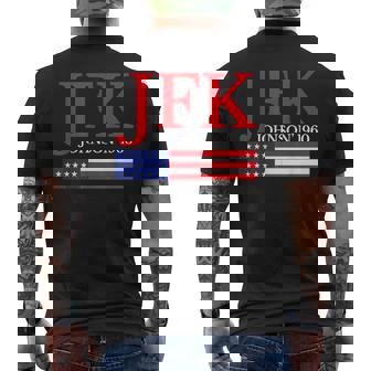 Jfk ヴィンテージ 政治 ジョン F ケネディ ジョンソン 1960 メンズTシャツ バックプリント - Kawaiitshirt