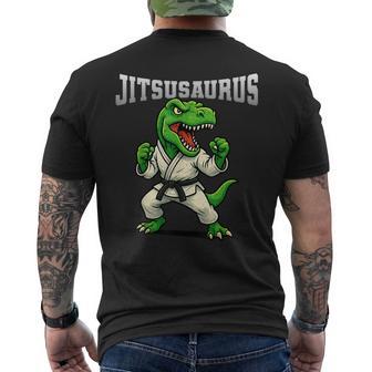 Jitsusaurus Bjj Jiu Jitsu Artes Marciales Divertido Dinosaurio Niños Camiseta Hombre Estampado Espalda - Regaloses