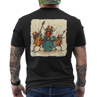 Joli Costume De Cafards Rockband Pour Les Amateurs D'insectes T-shirt imprimé au dos - Cadeauxyz