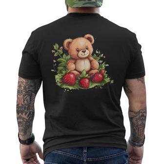 Joli Costume De Fraise Pour Les Amateurs De Nounours T-shirt imprimé au dos - Cadeauxyz