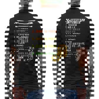 Journée Poker Humour Joueur De Poker Citation Original Carte T-shirt imprimé au dos - Cadeauxyz