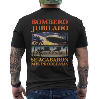 Jubilado Bombero Pensión Divertido Regalo Camiseta Hombre Estampado Espalda - Regaloses