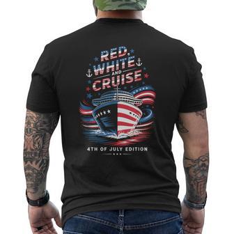 July Cruise 4Th Of July Family Matching Cruise Vacation Men's T-shirt Back Print - Thegiftio