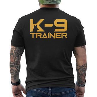 K-9 K9 ドッグハンドラー トレーナー 警察 セキュリティ ハロウィン メンズTシャツ バックプリント - Kawaiitshirt