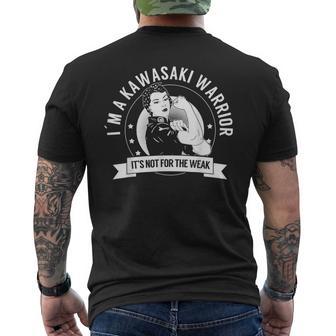 Kawasaki Warrior Nftw Kawasaki Disease Awareness メンズTシャツ バックプリント - Kawaiitshirt