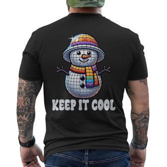 Keep It Cool Disconowman Retro Funky Holidayibes メンズTシャツ バックプリント - Kawaiitshirt