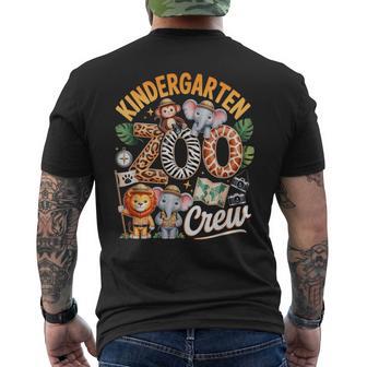 Kindergarten Zoocrew Safari Animal Jungle Wildlife Explorer Men's T-shirt Back Print - Thegiftio UK