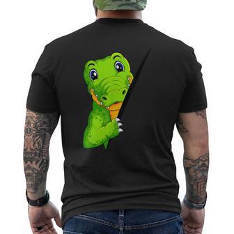 Krokodil Alligator Kinder T-Shirt mit Rückendruck - Seseable