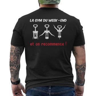 La Gym Du Week-Endin Apéro Drôleport Idée Cadeau T-shirt imprimé au dos - Cadeauxyz