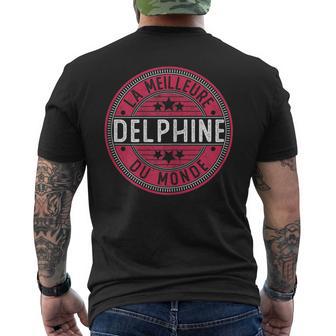 La Meilleure Delphine Du Monde T-shirt imprimé au dos - Cadeauxyz