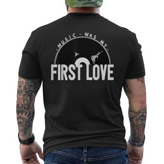 La Musica Ètata Il Mio Primo Amore T-shirt da uomo con stampa posteriore - Novitaregali