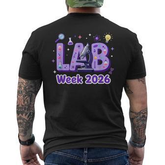 Lab Story Week Medical Laboratory Technician Team 2026 Men's T-shirt Back Print | Mazezy