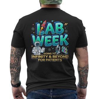 Lab Team Appreciation Week Healthcare Heroes Men's T-shirt Back Print - Thegiftio UK