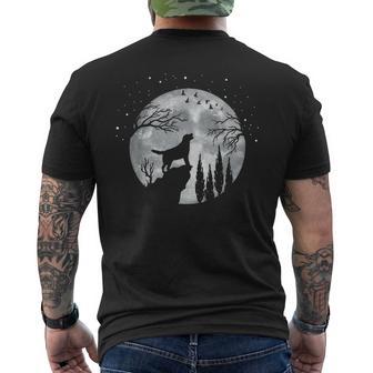 Labrador Therapy Dog Luna Piena Labrador Cane Guida T-shirt da uomo con stampa posteriore - Novitaregali