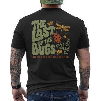 The Last Of The Bugs Vintage Insect Humor Men's T-shirt Back Print - Thegiftio UK
