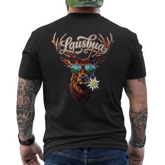 Lausbua Kinder Trachten Herren Jungen Trachten T-Shirt mit Rückendruck - Seseable