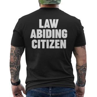 Law Abiding Citizen Men's T-shirt Back Print - Thegiftio UK