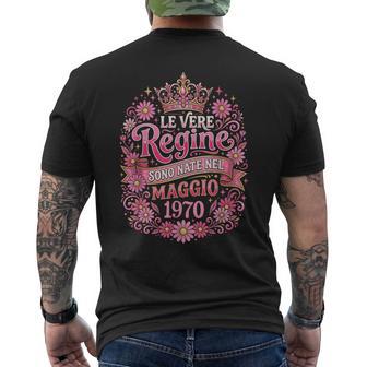 Leere Regineono Nate A Maggio 1970-56 Anni Regalo T-shirt da uomo con stampa posteriore - Novitaregali