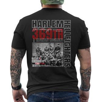 A Legacy Of Black Masculinity And Courage Harlem Hellfighters 369Th Infantry Regiment Bhm Tribute -Adults & Kids Black Small Classic Fit Cotton 80 Polyester 20 Short Sleeve Men's T-shirt Back Print - Monsterry