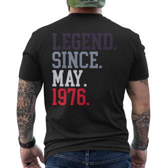 Legendince May 1976 メンズ レディース 1976年5月 メンズTシャツ バックプリント - Kawaiitshirt