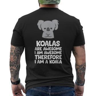 Les Koalasont Géniaux Jeuis Génial Donc Jeuis Un Koala T-shirt imprimé au dos - Cadeauxyz