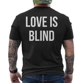 Liebe Ist Blind T-Shirt mit Rückendruck - Seseable