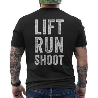 Lift Runhoot Fitness ファニー メンズTシャツ バックプリント - Kawaiitshirt