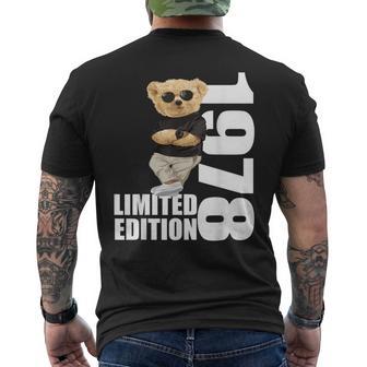 Limited Edition 1978 Bär Bären Geburtstag 1978 Jahrgang 1978 T-Shirt mit Rückendruck - Seseable